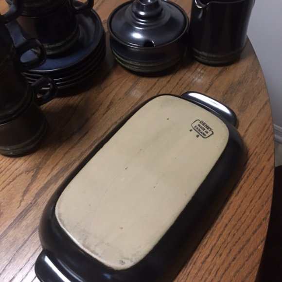 Vintage 14 piece "Kismet Blue" Denby England Set  "RARE FIND" - Picture 10 of 13